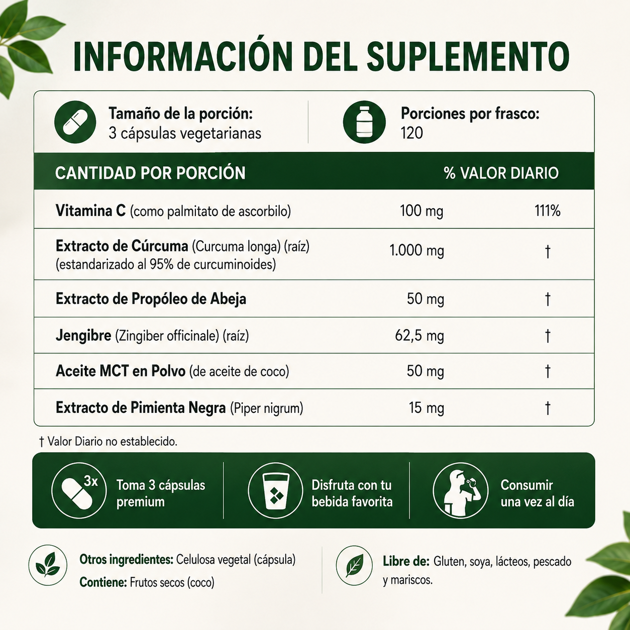 Pure Turmeric Curcumin Mayor Movilidad y Bienestar