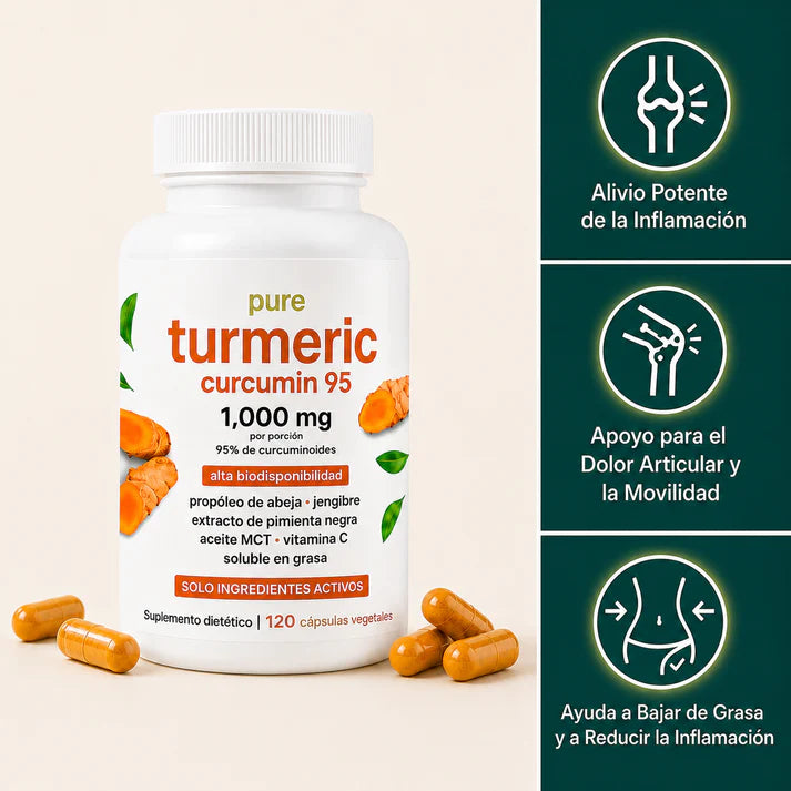 Pure Turmeric Curcumin Mayor Movilidad y Bienestar
