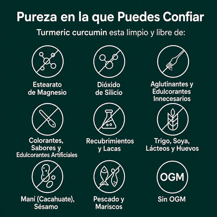Pure Turmeric Curcumin Mayor Movilidad y Bienestar